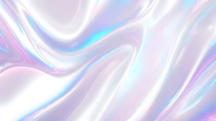 Holographic background light refraction texture overlay effect for photo and mockups. Organic drop diagonal holographic flare on a white wall. Shadows for natural light effects. Blurred rainbow light
