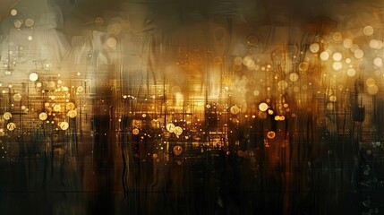 Obraz premium Bold backdrop with chocolate gold hues luxurious feel