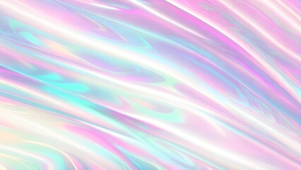 Obraz premium Holographic background light refraction texture overlay effect for photo and mockups. Organic drop diagonal holographic flare on a white wall. Shadows for natural light effects. Blurred rainbow light 