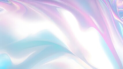 Obraz premium Holographic background light refraction texture overlay effect for photo and mockups. Organic drop diagonal holographic flare on a white wall. Shadows for natural light effects. Blurred rainbow light 