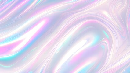 Obraz premium Holographic background light refraction texture overlay effect for photo and mockups. Organic drop diagonal holographic flare on a white wall. Shadows for natural light effects. Blurred rainbow light 