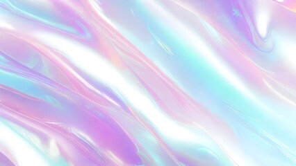 Obraz premium Holographic background light refraction texture overlay effect for photo and mockups. Organic drop diagonal holographic flare on a white wall. Shadows for natural light effects. Blurred rainbow light 