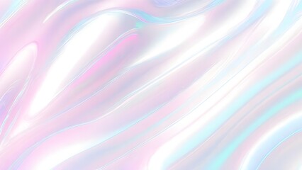 Obraz premium Holographic background light refraction texture overlay effect for photo and mockups. Organic drop diagonal holographic flare on a white wall. Shadows for natural light effects. Blurred rainbow light 
