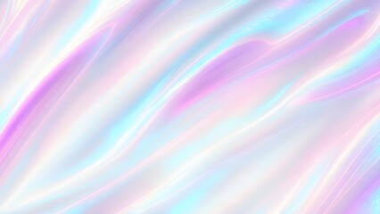 Obraz premium Holographic background light refraction texture overlay effect for photo and mockups. Organic drop diagonal holographic flare on a white wall. Shadows for natural light effects. Blurred rainbow light 