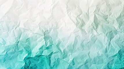 Obraz premium Abstract background with white paper texture turquoise and gray gradients and light lines