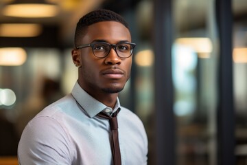 Obraz premium a person is thinking in a company