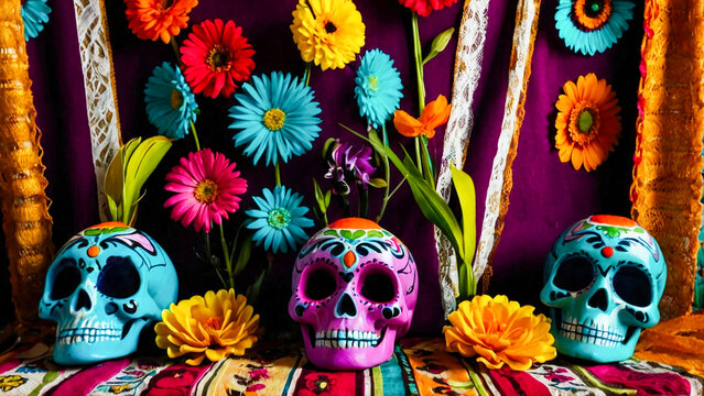 dia de los muertos, tribute and traditions