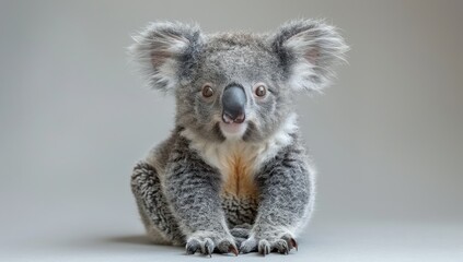 Closeup Portrait of a Koala