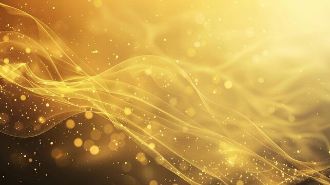 Warm yellow palette backdrop with bokeh spots and gradient transitions