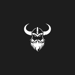 old warrior knight logo vector illustration template design