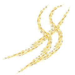 PNg Curl ,lines, Gold element glitter splatter on transparent background. Social media, package labels, beauty products, jewelry package, wedding invitations.