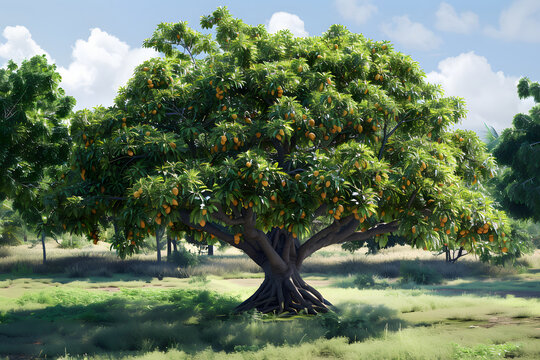 mango trees AI generative