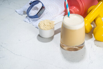 Vanilla protein shake