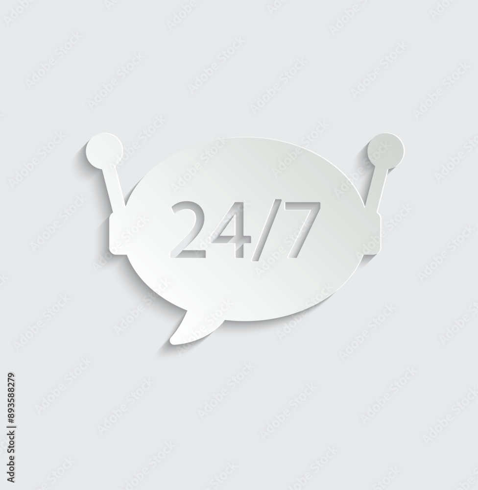 Aufkleber chatbot vector chat bot icon chat robot sign