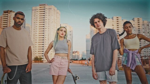 VHS Tape Retro Old School Overlay Effect