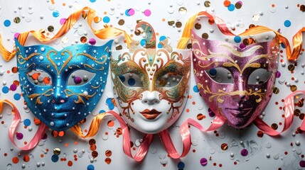 Obraz premium Brazil luxury carnival masks