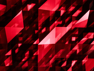 Naklejka premium Abstract red triangle overlap background for corporate concept, template, poster, brochure, website, flyer design.
