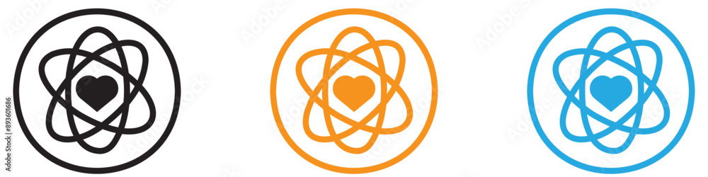Poster core values icon vector logo set collection for web app ui