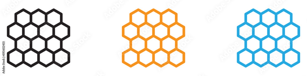 Poster propolis icon vector logo set collection for web app ui