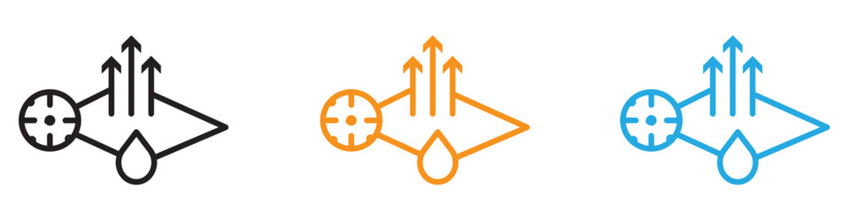 quick dry icon vector logo set collection for web app ui