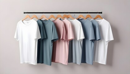 clothes on hangers