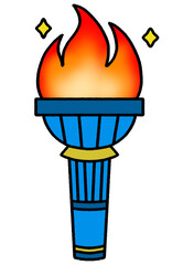 올림픽 성화 일러스트