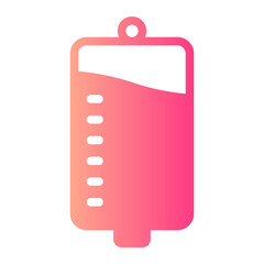 iv bag gradient icon