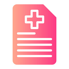 Obraz premium report gradient icon