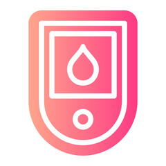 pulse oximeter gradient icon