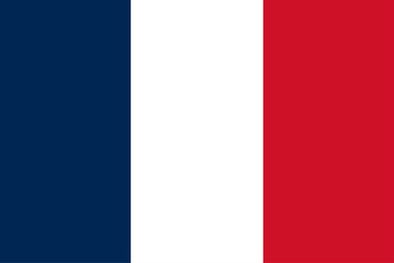 Flag of France. France Day. Vector illustration