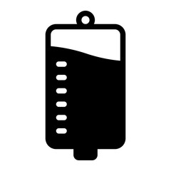 iv bag glyph icon