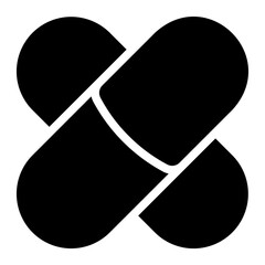antibiotic glyph icon