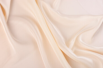 Obraz premium light gold silk background. light gold fabric background