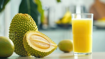 durian juice drink fresh beverage