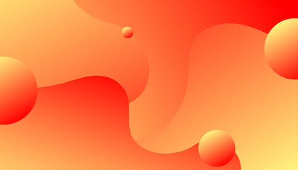 Liquid wave background with orange color background. Fit for presentation design. wallpapers, brochure, posters
