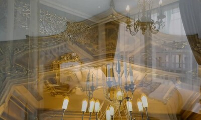 Capture the chic sophistication of a Parisian-inspired apartment bedroom, with elegant furnishings, ornate moldings, and romantic ambiance that exudes French allure in stylish 4K detail.