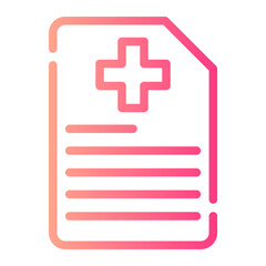 Obraz premium report gradient icon