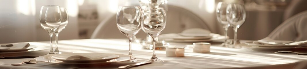 Elegant Table Setting in Pastel Colors