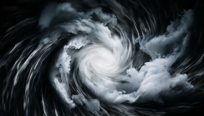 Dramatic vortex of clouds or smoke background. Vapor swirls. Generative AI