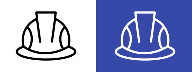 Helmet icon logo sign set vector outline