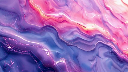 Obraz premium Abstract Background with Flowing Liquid Patterns, Generative AI illustration