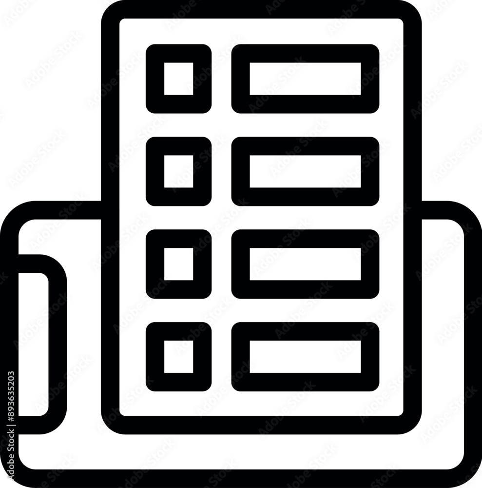 Poster mobile app showing building project management interface with windows and folder for organization