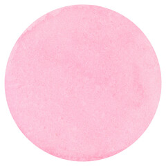 Circle Round Shape Light Pink Watercolor Textured Brush Stroke, Text Space Hand Painted 