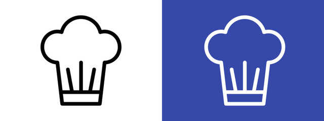 toque icon logo sign set vector outline