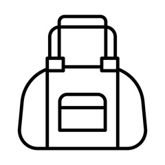 Sports Bag Icon Design
