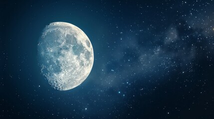 Obraz premium national moon day background concept. copy space 