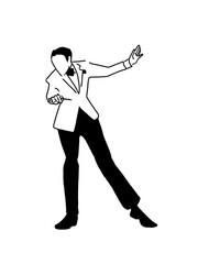 ブラックタイの指揮者