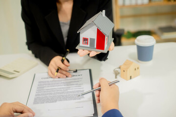 Selling addresses and houses to customers