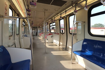 クアラルンプールの列車内