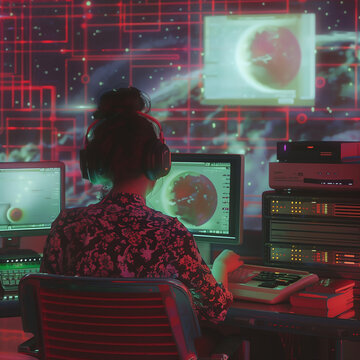 90er Technology -KI Generiertes Bild- 